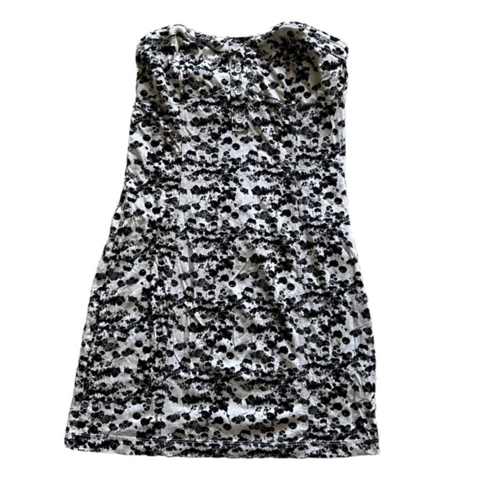 Volcom Strapless Mini Dress Black and White Size Small